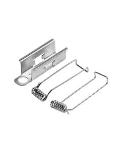 Magnetic rail clips incaso