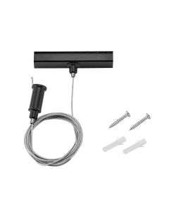 Magnetic rail hanging accessory