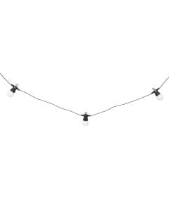 String of fairy lights, 8M, white, with solar panel