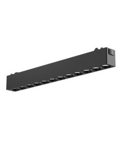 Magnetic linear spotlight for brightness, 48V, 12W, 4000K, black