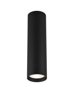 Ceiling spotlight, GAMA, Braytron, GU10, aluminum, cylinder, black, D.5cm, H.20cm
