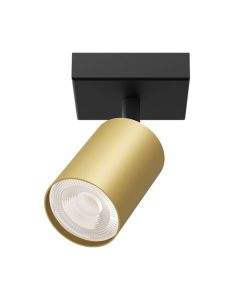 Beta light, Braytron, GU10, aluminum, gold, D.6cm, H.13cm