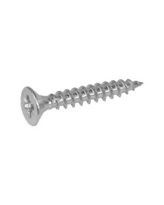 Cross recessed countersunk head wood screw 6x50 mm stainless steel