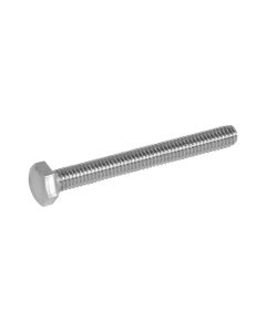 Hexagonal head bolts Ø4x25mm DIN 933 stainless steel
