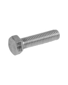 Hexagonal head bolts Ø5x20mm DIN 933 stainless steel