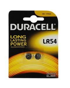 Duracell LR54 1.5 V Alkaline Battery 2pc