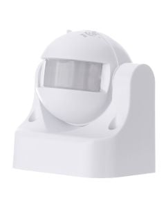 Motion Sensor IR IP44, 10s - 7 min, 12m, 1200W, 180°,  white color