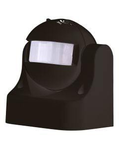 Motion Sensor IR IP44, 10s - 7 min, 12m, 1200W, 180°, black color