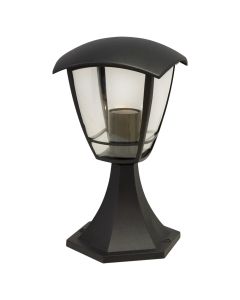 Ndricues i jashtem SELENE 1xE27, IP44, 16.5x28 cm, alumin/xham, ngj. Zezë