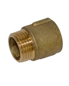 CYLINDRICAL EXTENSION MF WITH RIDGES 2 Cm MF 1/2'X1/2 06300220
