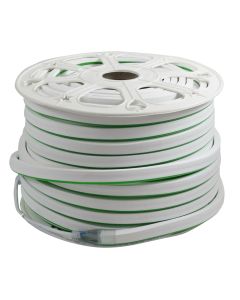 Neon flex green, 230V AC, IP65, 8W/m