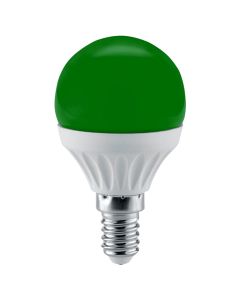 LED lamp TRIO E14, 4W, 230 V, 25000 h, green, Ø4.5x8 cm