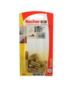 Fischer brass fixing 15 x MS 6 x 22