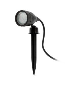 Outdoor lights LED  NEMA 1, GU10, 3W, 200 lm, 3000K, 230 V, IP44, plastic, black color, 18.5x11.5 cm
