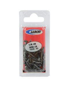 Standard nails blue MM. 18     GR. 40