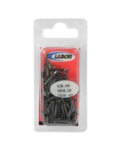 Standard nails blue MM. 20     GR. 40