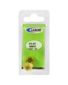 DADI ESAGONALI OTTONE MM.8 PZ.02