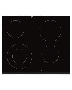Electrolux ceramic hob EHF6241FOK, 1200 / 1800 W, 59x52x3.8 cm