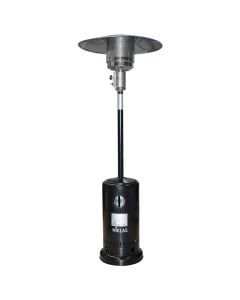 Gas heater black, D=81cm, H=2.21m, 13 kW, 850gr/h, 25m2, 44000BTU/h