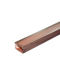 Kanalinë plastike,  40x25x2000 mm,kafe e errët