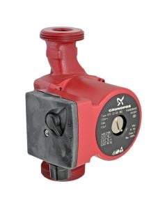 Circulation pumps Grundfos, Ups 25-40 180, 1x230V, H4m, 45W, 2.93 m3 / H capacity, 2-110 ° C water temperature, Ø1-1 / 2, Horizontal or vertical installation. Size 12.6x13.4x18 cm