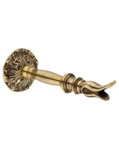 Artistic water tap with bronze decor, 3/4" M, with rosette