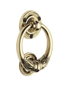Knock on the door with artistic décor the molding in Bronze