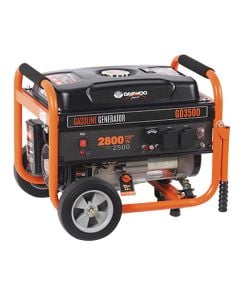 DAEWOO power generator, 2.8 kW, 110-230 V  50-60 Hz, 208 cc, 15 lt, Gasoline