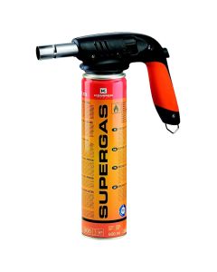Gas cylinder, 600 ml, with safety valve, super gas 300g, filleting 7/16, consumption 105g / h, temperatures 1900°C