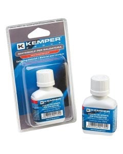 Tining pickling liquid, Inorganic welding solder for all types of metals except Aluminum and stainless steel, weight 25ml, standard DIN EN 29454.1, 3.1.1.A (F-SW 12)