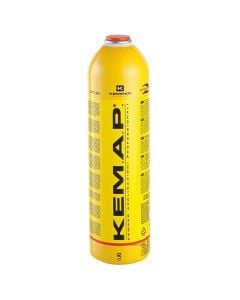 Cylinder gas, propane + a special blend of gas (containing CHEMTAN2) 2400°C - 3300°C, filleting 7/16 "gas pressure in the cartridge: 20 bar, explosive gas pressure: 24 bar, EN417 standard (2.5ft UN 2037)