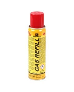 Gas cylinder, 100% butane, 150ml, manufactured according to EN 417