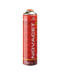 600 ml Novacet cylinder 
With threaded safety valve
external 7/16"
Contains a special blend
from the very high performances.