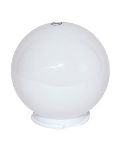 Globe for external illumination, D15 cm, plastic, opal