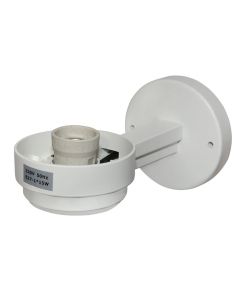 Base for external glow globe, D9.5 cm, white color