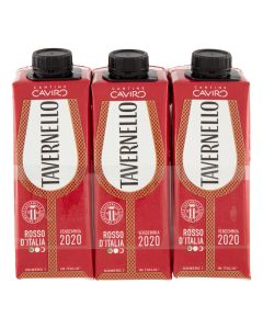 Wine, red, Tavernello, 11.5% alcohol, 3 x25 cl