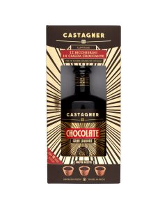 Liqueur, chocolate, Castagner, 35 cl, 18% alcohol