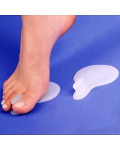 Silicone metatarsal pad with separator