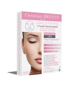 Cellulose sheet mask for face treatment, Christian Breton Lifting & Firming, 3 pieces