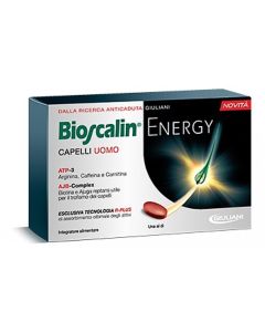 Nutritional supplement against hair loss, for men, Bioscalin Energy