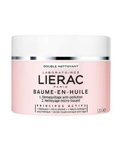 Double cleanser balm-in-oil for dry skin, Lierac