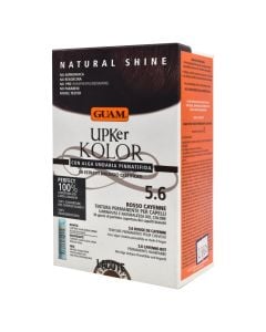 Hair dye, 5.6 Cayenne Red, Guam UPKer Color