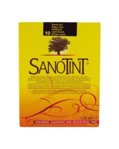 Hair dye, 10 Light Blonde, Sanotint