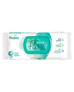 Wet wipes, Pampers Aqua Pure, 48 pieces