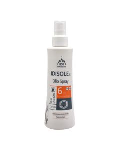 Tanning oil for the body, with argan oil content, Idisole Oil Spray SPF 6
