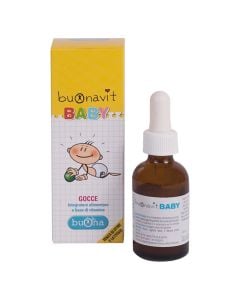 Multivitamin nutritional supplement drops, Buonavit Baby