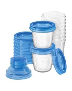 Box for storing breast milk 180 ml, Philips Avent, 10 pieces