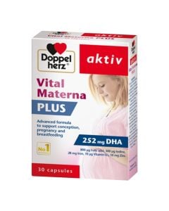 Nutritional supplement for women before, during and after pregnancy, DoppelHerz Vital Materna Plus