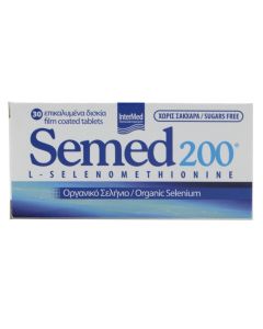 Nutritional supplement with organic selenium content, Semed 200