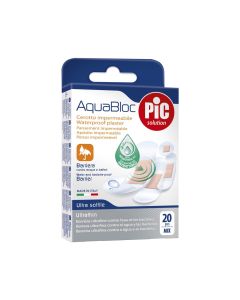 Plaster, AquaBloc Pic Solution, 20 pieces